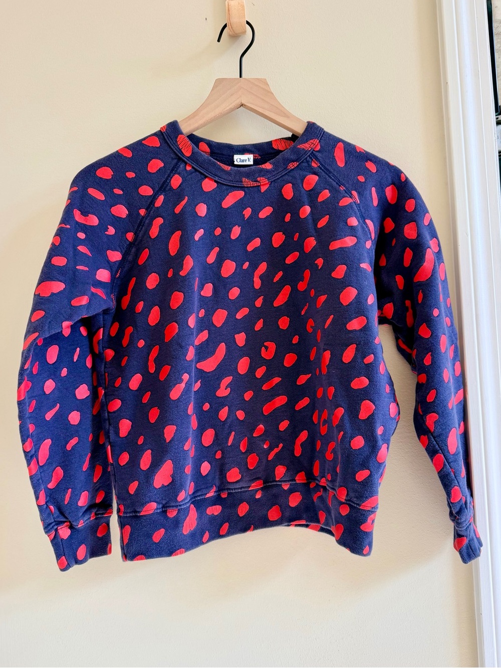 Clare v jag womens sweatshirt